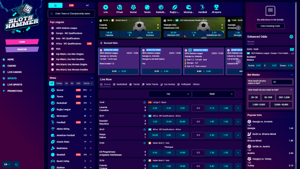 Slotshammer Sportsbook